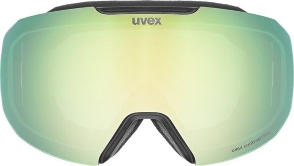 Ski Goggles UVEX Epic Attract Small Black Mat/Mirror Opal/Contrastview Yellow Ski Goggles - 2