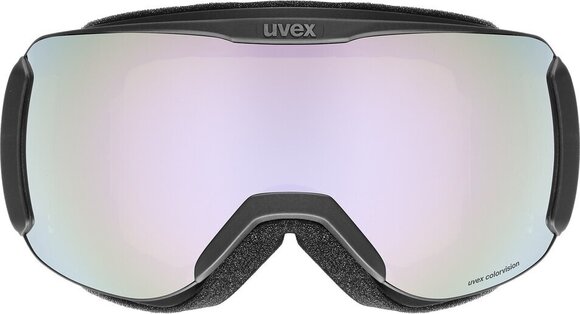 Очила за ски UVEX Downhill 2100 CV Black Mat/Mirror Lavender/Green Очила за ски - 2