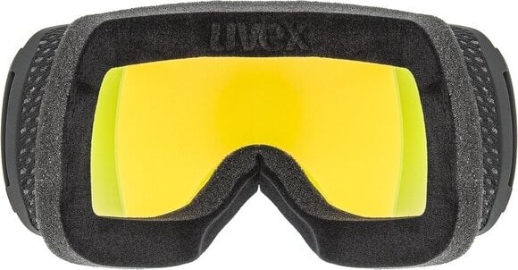 Óculos de esqui UVEX Downhill 2100 CV Black Mat/Mirror Orange/Yellow Óculos de esqui - 3