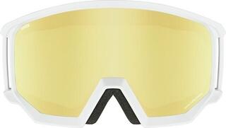 Ski Goggles UVEX Athletic CV White Mat/Mirror Gold/Green Ski Goggles - 1