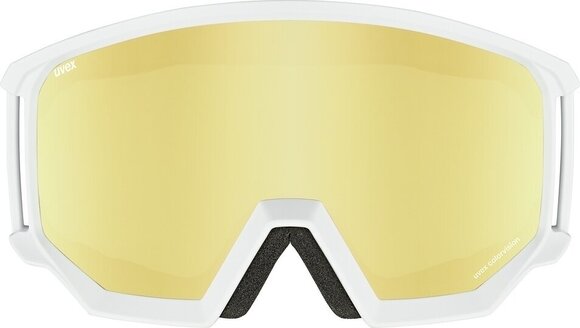 Ochelari pentru schi UVEX Athletic CV White Mat/Mirror Gold/Green Ochelari pentru schi - 2