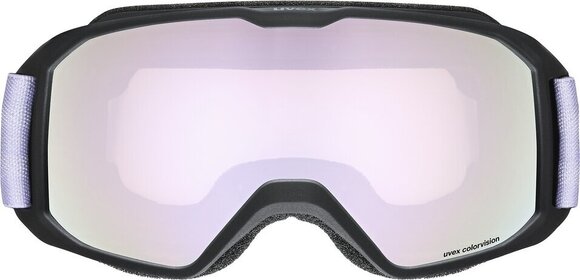 Óculos de esqui UVEX Xcitd CV Black Mat/Mirror Lavender/Yellow Óculos de esqui - 2