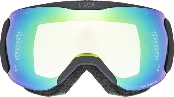 Ski Goggles UVEX Downhill 2100 V Black Mat/Variomatic Mirror Green Ski Goggles - 2