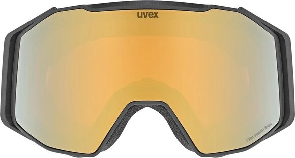 Ski-bril UVEX Gravity FM Black Mat/Mirror Gold Ski-bril - 2