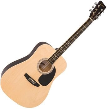 Dreadnought Guitar Encore EW-100 Natural Dreadnought Guitar - 3