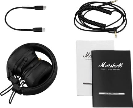 Wireless On-ear headphones Marshall Major V Black Wireless On-ear headphones - 15