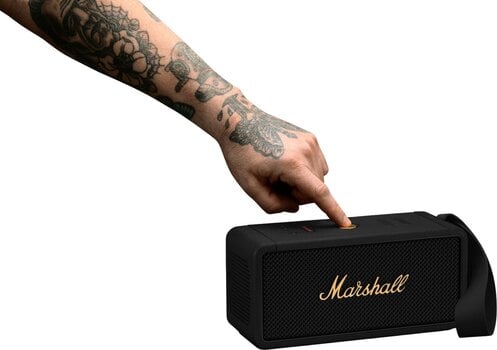 Altavoces portátiles Marshall Middleton Altavoces portátiles Black & Brass - 35