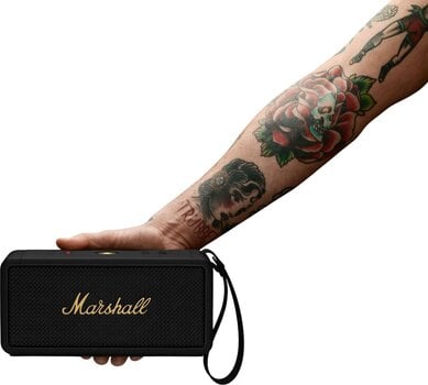 Bærbar højttaler Marshall Middleton Bærbar højttaler Black & Brass - 36