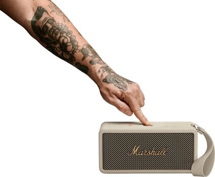 Portable Speaker Marshall Middleton Portable Speaker Cream - 25