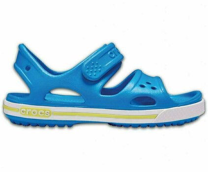 Jachtařská obuv Crocs Preschool Crocband II Sandal Sandály Ocean/Tennis Ball Green - 2