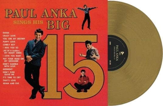 LP Paul Anka - Paul Anka Sings His Big 15 (Remastered) (Gold Coloured) (LP) - 2