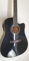 Pasadena SG028CE Black Guitare Dreadnought acoustique-électrique