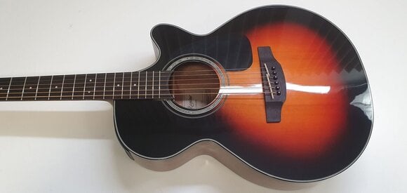 Jumbo elektro-akoestische gitaar Takamine GF30CE-BSB Brown Sunburst Jumbo elektro-akoestische gitaar (Zo goed als nieuw) - 2