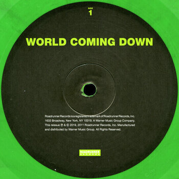 Disc de vinil Type O Negative - World Coming Down (Limited Edition) (Reissue) (Green Coloured) (2 LP) - 2