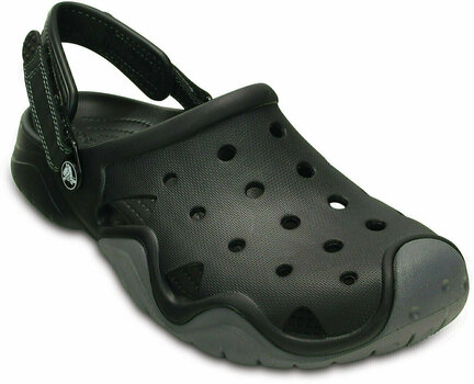 Pantofi de Navigatie Crocs Swiftwater Clog Men Black/Charcoal 46-47 - 3