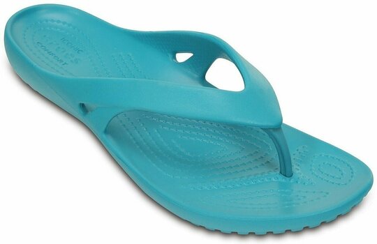 Női vitorlás cipő Crocs Women's Kadee II Flip Turquoise 37-38 - 3