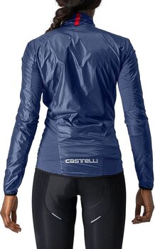 Колоездене яке, жилетка Castelli Aria Shell W Яке Belgian Blue S - 2