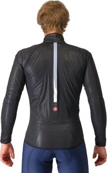 Колоездене яке, жилетка Castelli Squall Shell Яке Light Black/Silver Gray L - 2