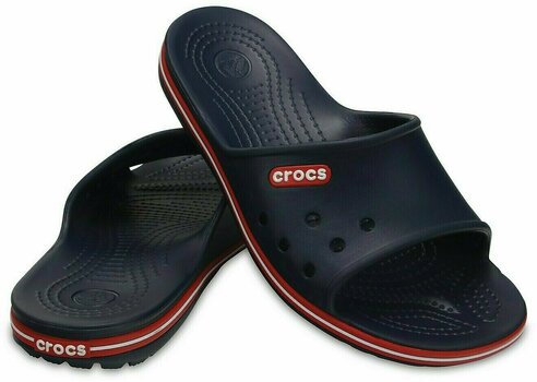 Unisex Schuhe Crocs Crocband II Slide Navy/Pepper 37-38 - 2