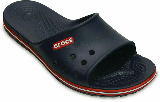 navy pepper crocs