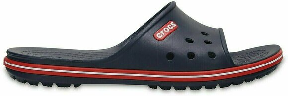 navy pepper crocs