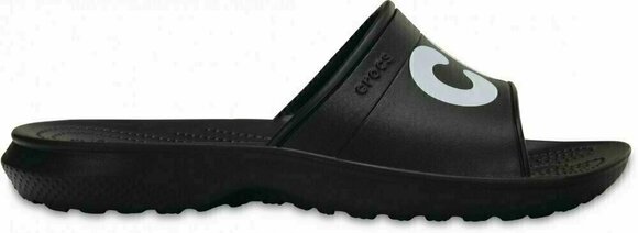 Jachtařská obuv Crocs Classic Graphic Slide Unisex Adult Black/White 41-42 - 2