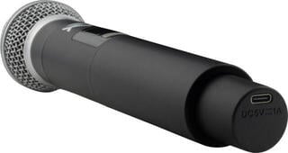 Conjunto sem fios Veles-X Dual Wireless Handheld Microphone Party Karaoke System with Receiver Conjunto sem fios 195 - 211 MHz - 6