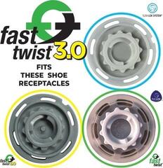 Cipő kiegészítő Champ Stinger Fast-Twist Spikes Yellow/Grey - 3