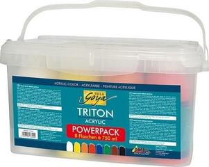 Tinta acrílica Kreul Solo Goya Triton Set of Acrylic Paints 8 x 750 ml - 1