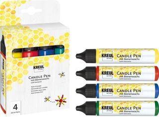 Huopakynä Kreul Candle Pen Set Mustepatruuna 4 kpl - 1