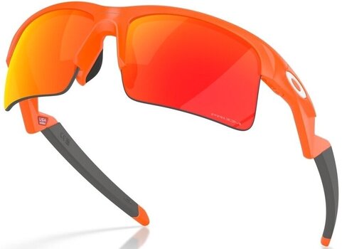 Biciklističke naočale Oakley Capacitor 90130762 Matte Neon Orange/Prizm Ruby Biciklističke naočale - 5