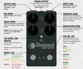 Guitar Effect Diamond Dark Cloud Guitar Effect - 7