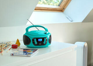 Desktop Music Player Bigben CD62BLUSBBT Blue Desktop Music Player - 4