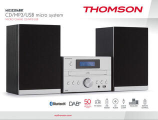 Kodin audiojärjestelmä Thomson MIC122DABBT Silver Kodin audiojärjestelmä - 6
