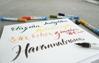 Felt-Tip Pen Kreul 18185 Set of Brushpens Warm Colours 6 pcs - 3
