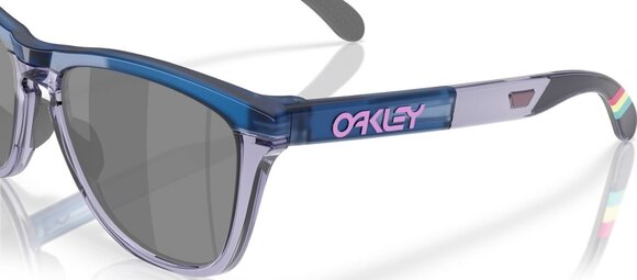 Lifestyle Glasses Oakley Frogskins Range 92841655 Matte Trans Blue/Prizm Black Lifestyle Glasses - 7