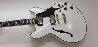 Semi-Acoustic Guitar Sire Larry Carlton H7 White Semi-Acoustic Guitar (Pre-owned) - 1