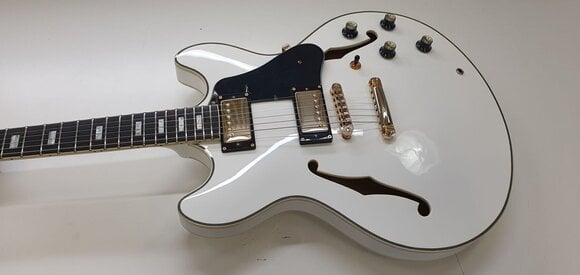 Halbresonanz-Gitarre Sire Larry Carlton H7 White Halbresonanz-Gitarre (Neuwertig) - 2