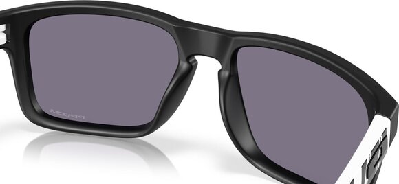 Lifestyle-bril Oakley Holbrook 9102Z555 Matte Black/White/Prizm Grey Lifestyle-bril - 8