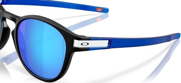 Lifestyle cлънчеви очила Oakley Latch 92657053 Matte Black/Prizm Sapphire Lifestyle cлънчеви очила - 7