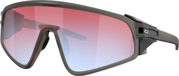 Kerékpáros szemüveg Oakley Latch Panel 94041235 Matte Grey Smoke/Prizm Snow Sapphire Kerékpáros szemüveg - 2