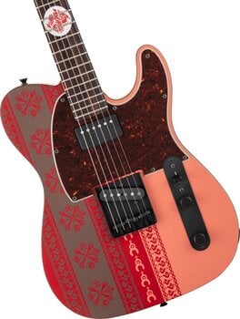 Electric guitar Fender Monster Hunter Rathalos Telecaster RW Rathalos Red Electric guitar - 4