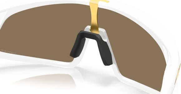 Óculos de ciclismo Oakley RSLV 94840449 Matte White/Prizm 24K Óculos de ciclismo - 8