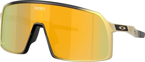 Okulary rowerowe Oakley Sutro 9406C237 Fortnite Midas/Prizm 24K Okulary rowerowe - 2