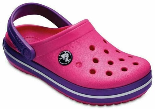 Kinderschuhe Crocs Crocband Clog Sandalen Paradise Pink/Amethyst - 3