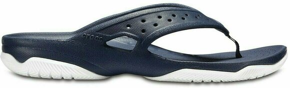 Herrenschuhe Crocs Men's Swiftwater Deck Flip Navy/White 48-49 - 2
