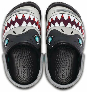 Zapatos para barco de niños Crocs Fun Lab Lights Clog Kids Black 22-23 - 2
