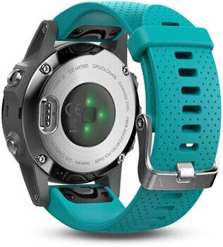 Smartwatch Garmin fénix 5S Silver/Turquoise - 3