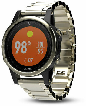 Smartwatch Garmin fénix 5S Sapphire/Goldtone/Metal - 2