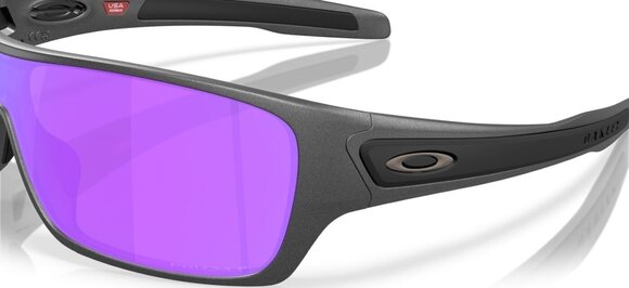 Lunettes de sport Oakley Turbine Rotor 93073132 Matte Steel/Prizm Violet Polar Lunettes de sport - 7